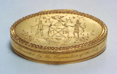 Präsentationsbox, aus New York City, ca. 1779